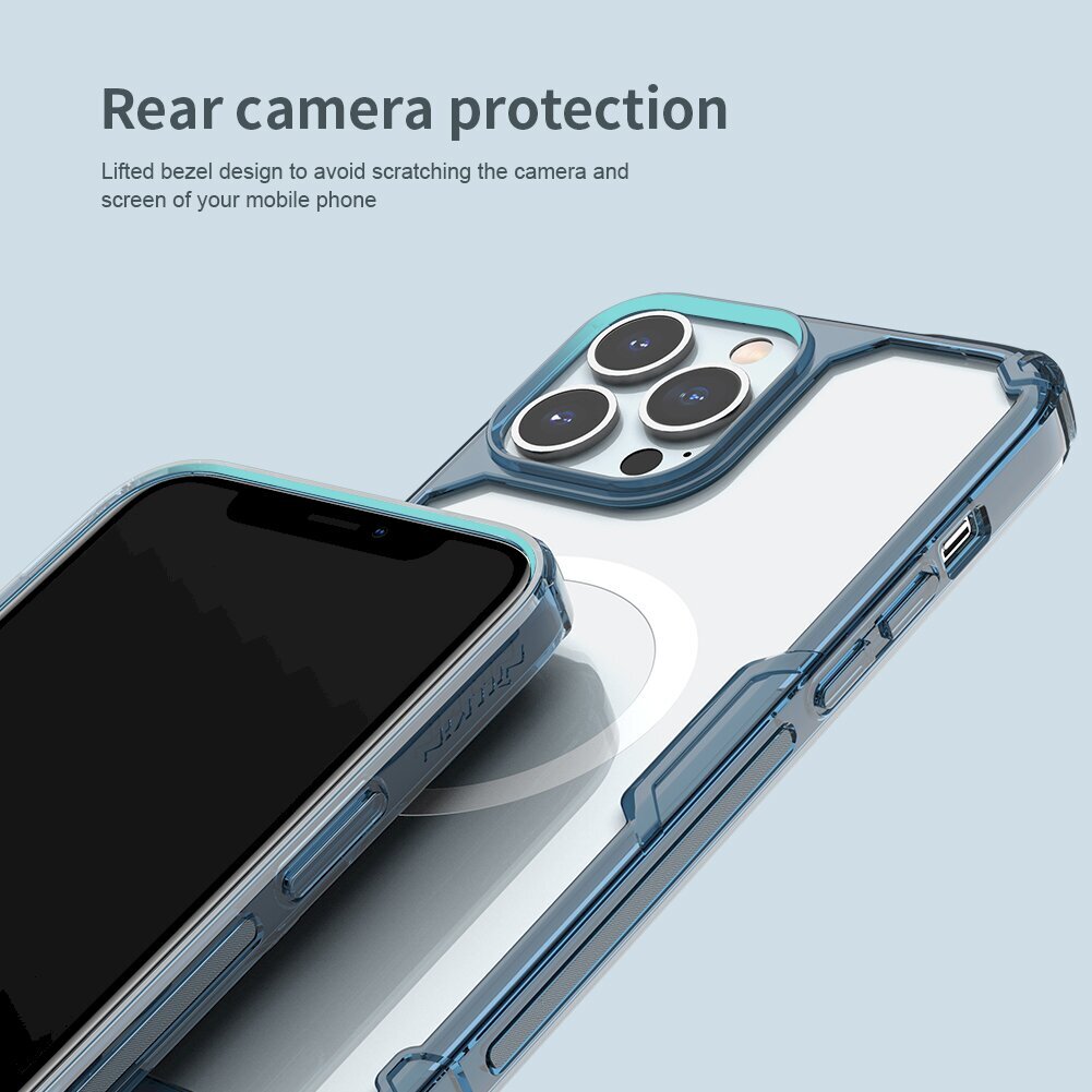 Nillkin Nature TPU PRO Magnetic Cover for Apple iPhone 13 Pro Max Transparent kaina ir informacija | Telefono dėklai | pigu.lt