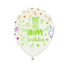 Baloni su gimtadieniu, 12/5 gab. kaina ir informacija | Balionai | pigu.lt
