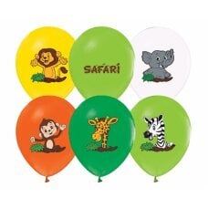 Сафари на воздушных шарах, 5 шт. цена и информация | Шарики | pigu.lt