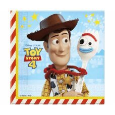 Popierinės servetėlės ​​Toy Story 4, 33 x 33 cm, 20 vnt. kaina ir informacija | Vienkartiniai indai šventėms | pigu.lt