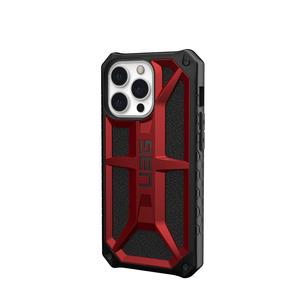 UAG Monarch, skirtas Iphone 13 PRO, raudonas kaina ir informacija | Telefono dėklai | pigu.lt