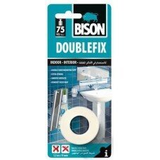 Lipni juosta Bison Double-Fix kaina ir informacija | Mechaniniai įrankiai | pigu.lt