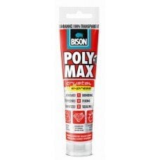 Klijai - sandariklis Bison PolyMax Crystal 115 ml kaina ir informacija | Klijai | pigu.lt