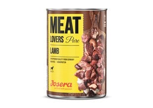 Josera MeatLovers для взрослых собак Pure Lamb, 400г цена и информация | Консервы для собак | pigu.lt