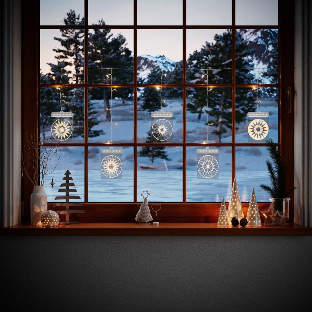 Lempučių girlianda Mandala kaina ir informacija | Kalėdinės dekoracijos | pigu.lt