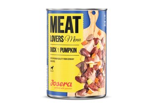 Josera MeatLovers для взрослых собак Duck&Pumpkin, 400г цена и информация | Консервы для собак | pigu.lt