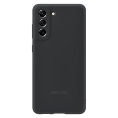 Samsung Galaxy S21 FE, dark gray - Smartphone silicone cover kaina ir informacija | Telefono dėklai | pigu.lt