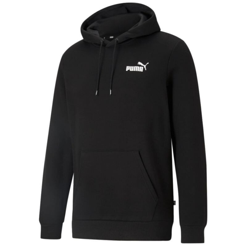 Sportinis džemperis vyrams Puma Essential Small Logo Hoodie M 586690-01, juodas цена и информация | Sportinė apranga vyrams | pigu.lt