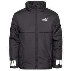 Sportinė striukė vyrams Puma Essentials Padded Jacket M 587689-01, juoda kaina ir informacija | Vyriškos striukės | pigu.lt