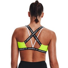 Бюстгальтер спортивный женский Under Armour Crossback Low W Sports Bra 361033 731, желтый цена и информация | Спортивная одежда для женщин | pigu.lt