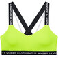 Sportinė liemenėlė moterims Under Armour Crossback Low W Sports Bra 361033 731, geltona цена и информация | Sportinė apranga moterims | pigu.lt