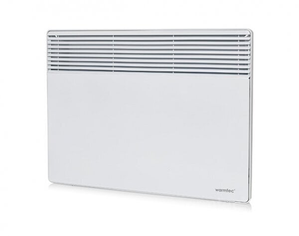 Konvekcinis šildytuvas 49 х 45 х 8 cm WARMTEC EWX-1000, termostatas, 1000 W, baltas kaina ir informacija | Šildytuvai | pigu.lt