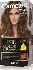 Ilgalaikiai plaukų dažai Delia Cosmetics Cameleo HCC Omega+, nr 7.34 Cinnamon Blond 1op. kaina ir informacija | Plaukų dažai | pigu.lt