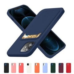 Hurtel Card Case skirtas iPhone 11 Pro, mėlynas kaina ir informacija | Telefono dėklai | pigu.lt