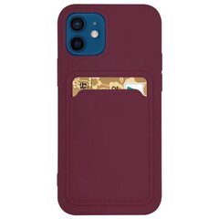 Hurtel Card Case skirtas iPhone 11 Pro Max, violetinis kaina ir informacija | Telefono dėklai | pigu.lt