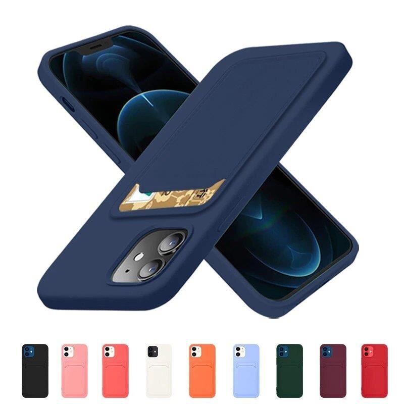 Hurtel Card Case skirtas Samsung Galaxy A42 5G, juodas kaina ir informacija | Telefono dėklai | pigu.lt