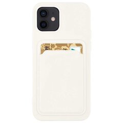 Hurtel Card Case skirtas Samsung Galaxy A42 5G, baltas kaina ir informacija | Telefono dėklai | pigu.lt