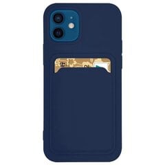 Hurtel Card Case skirtas Samsung Galaxy A42 5G, mėlynas kaina ir informacija | Telefono dėklai | pigu.lt