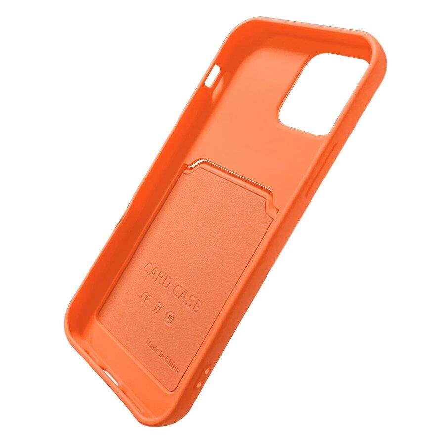 Card Case silikoninis telefono dėklas, skirtas Xiaomi Poco X3 NFC, žalia kaina ir informacija | Telefono dėklai | pigu.lt