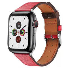 Fusion Leather Red kaina ir informacija | Išmaniųjų laikrodžių ir apyrankių priedai | pigu.lt