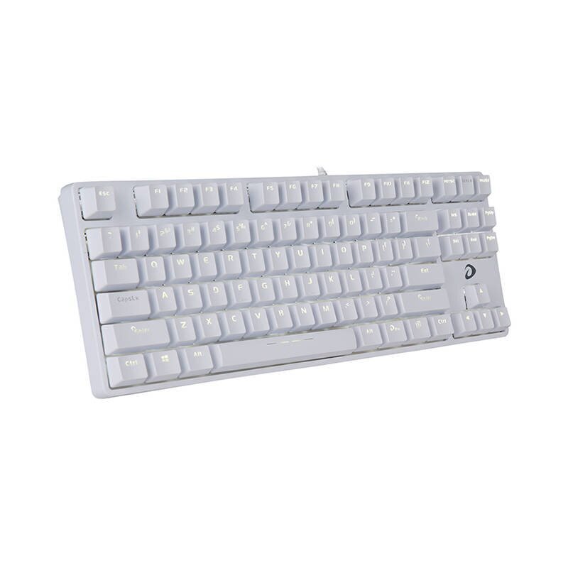Mechaninė klaviatūra Dareu EK87 balta kaina ir informacija | Klaviatūros | pigu.lt