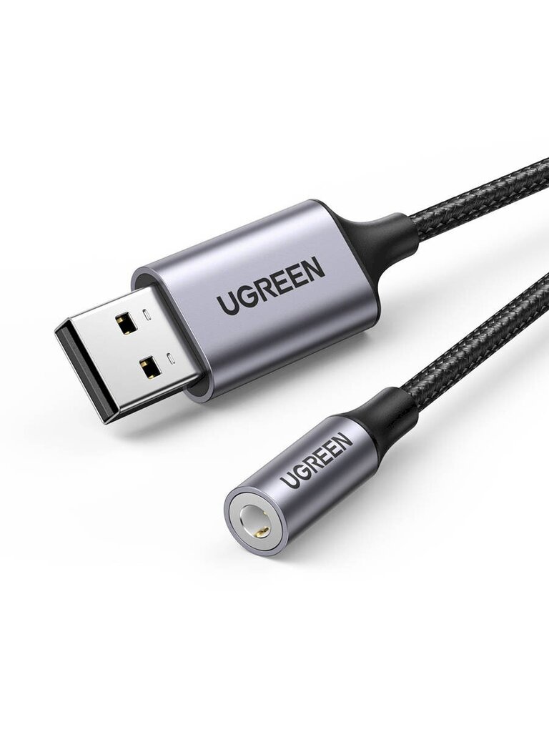 Ugreen CM477 USB - 3.5mm AUX цена и информация | Adapteriai, USB šakotuvai | pigu.lt