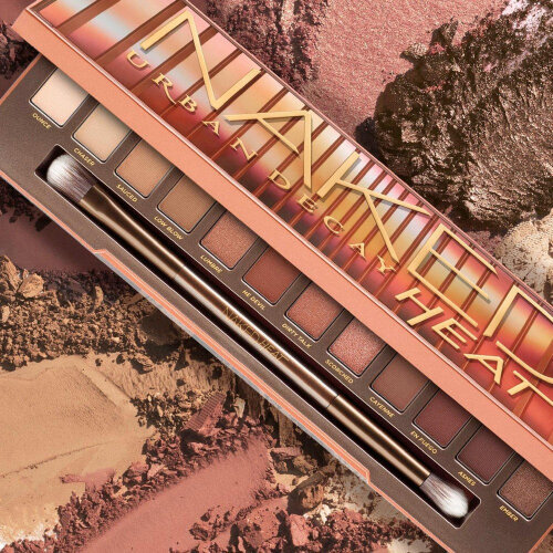 Akių šešėlių paletė Urban Decay Eye Shadow Palette Urban Decay Naked Heat, 11,4 g kaina ir informacija | Akių šešėliai, pieštukai, blakstienų tušai, serumai | pigu.lt