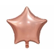 Folijinis balionas Star, matinis rožinis auksas, 48 ​​cm kaina ir informacija | Balionai | pigu.lt