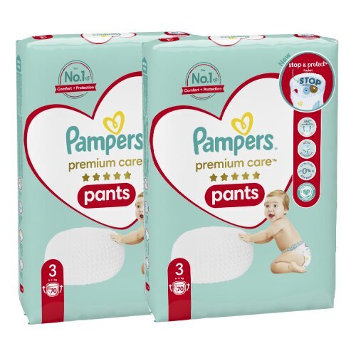 Подгузники PAMPERS Premium Care Pants размер 3, 140 шт. цена | pigu.lt