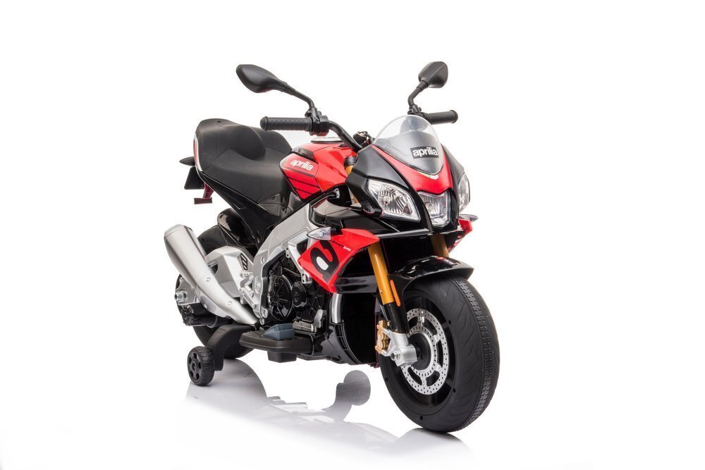 Elektrinis motociklas vaikams Aprilia Tuono V4, raudonas цена и информация | Elektromobiliai vaikams | pigu.lt