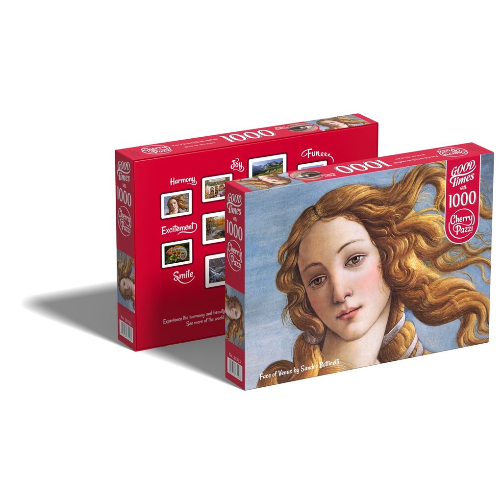 CherryPazzi dėlionė Face of Venus by Sandro Botticelli 1000 det. цена и информация | Dėlionės (puzzle) | pigu.lt