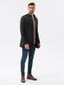 Vyriškas rudeninis paltas Ombre C269, juodas kaina ir informacija | Vyriški paltai  | pigu.lt