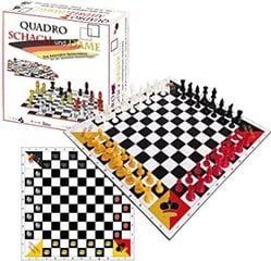 Шахматы и шашки на четверых цена и информация | Настольные игры, головоломки | pigu.lt