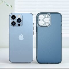 Matte Blue Skyfall Glass case (integrated tempered glass) Soundberry Apple iPhone 12 blue цена и информация | Чехлы для телефонов | pigu.lt