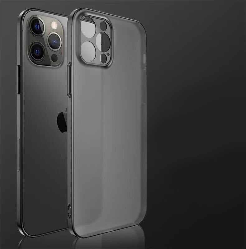 Dėklas telefonui Matte Black Nightfall (integrated tempered glass) Soundberry skirtas Apple iPhone 13 juodas kaina ir informacija | Telefono dėklai | pigu.lt
