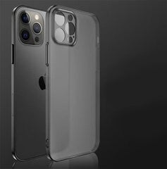 Dėklas telefonui Matte Black Nightfall (integrated tempered glass) Soundberry skirtas Apple iPhone 13 Pro Max juodas kaina ir informacija | Telefono dėklai | pigu.lt