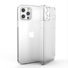 Matte White Waterfall Glass case (integrated tempered glass) Soundberry Apple iPhone 13 transparent цена и информация | Чехлы для телефонов | pigu.lt