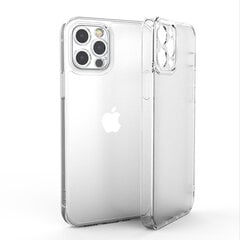 Matte White Waterfall Glass case (integrated tempered glass) Soundberry Apple iPhone 13  Pro Max transparent цена и информация | Чехлы для телефонов | pigu.lt