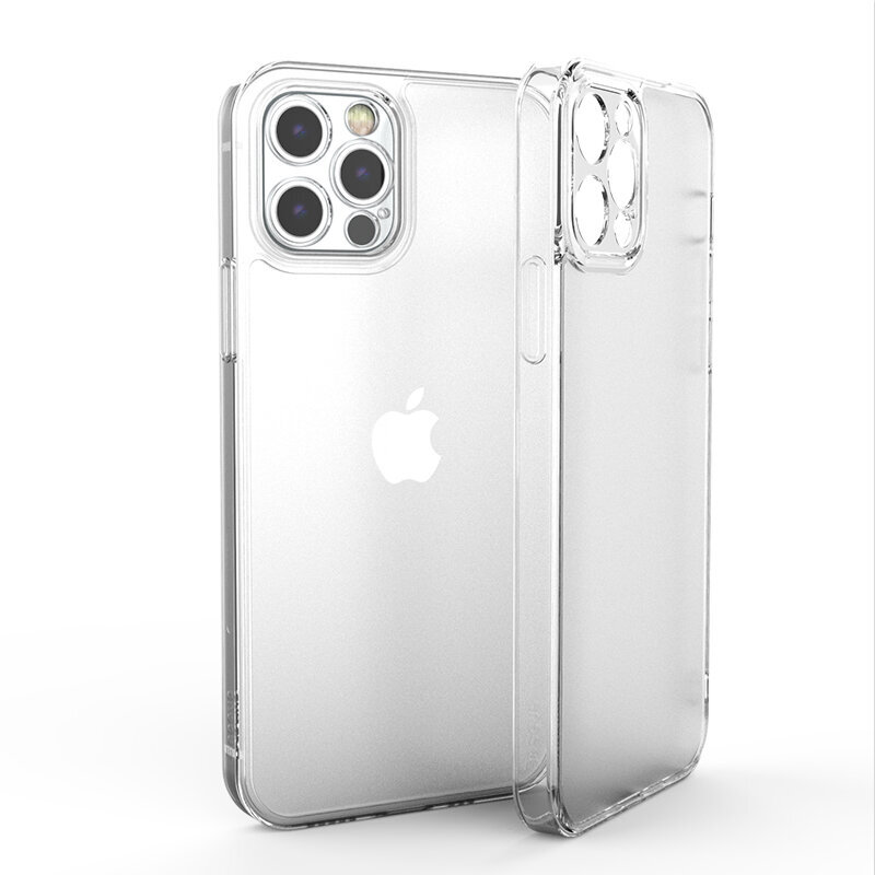 Dėklas telefonui Matte White Waterfall Glass case (integrated tempered glass) Soundberry skirtas Apple iPhone 13 Pro Max skaidri kaina ir informacija | Telefono dėklai | pigu.lt
