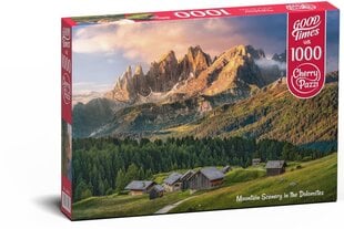 CherryPazzi dėlionė Mountain Scenery in the Dolomites 1000 det. kaina ir informacija | Dėlionės (puzzle) | pigu.lt