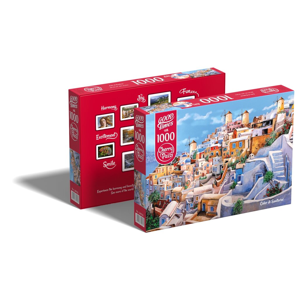 Dėlonė CherryPazzi Color di Santorini 1000 d. kaina ir informacija | Dėlionės (puzzle) | pigu.lt