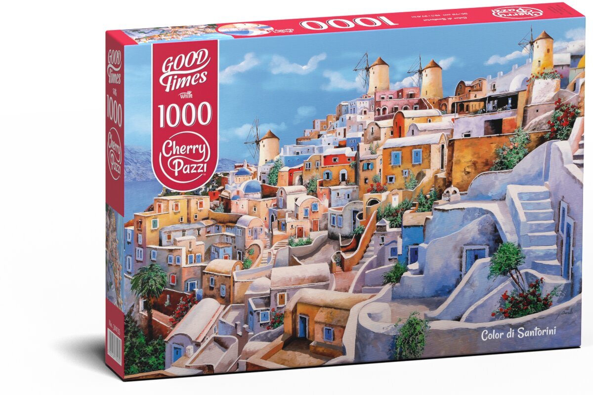 Dėlonė CherryPazzi Color di Santorini 1000 d. kaina ir informacija | Dėlionės (puzzle) | pigu.lt