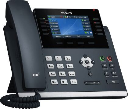 Yealink SIP-T46U, juodas цена и информация | Stacionarūs telefonai | pigu.lt