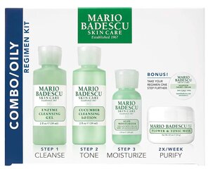 Набор для ухода за кожей лица Mario Badescu The Regimen Set C/O цена и информация | Средства для очищения лица | pigu.lt