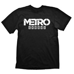 Metro Exodus &quot;Logo&quot; marškinėliai | L Dydis kaina ir informacija | Žaidėjų atributika | pigu.lt