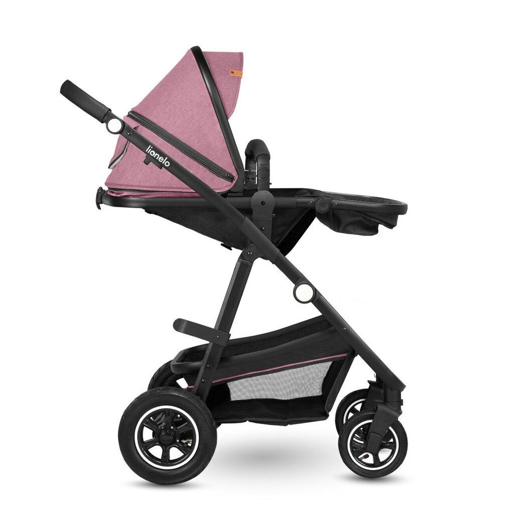 Universalus vežimėlis Lionelo Amber 3in1, Pink Rose цена и информация | Vežimėliai | pigu.lt