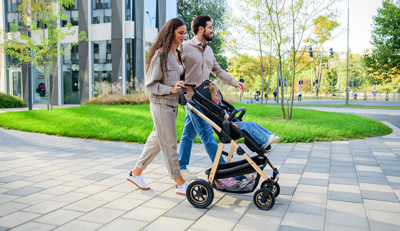 Universalus vežimėlis Lionelo Amber 3in1, Pink Rose kaina ir informacija | Vežimėliai | pigu.lt