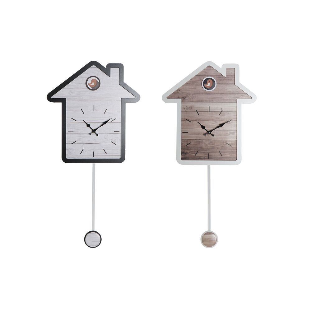 Sieninis laikrodis DKD Home Decor, 2 vnt цена и информация | Laikrodžiai | pigu.lt