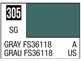 Краска Mr.Hobby - Mr.Color C-305 Gray FS36118, 10 мл цена и информация | Принадлежности для рисования, лепки | pigu.lt