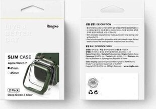 Ringke RGK1523CLGRN цена и информация | Аксессуары для смарт-часов и браслетов | pigu.lt